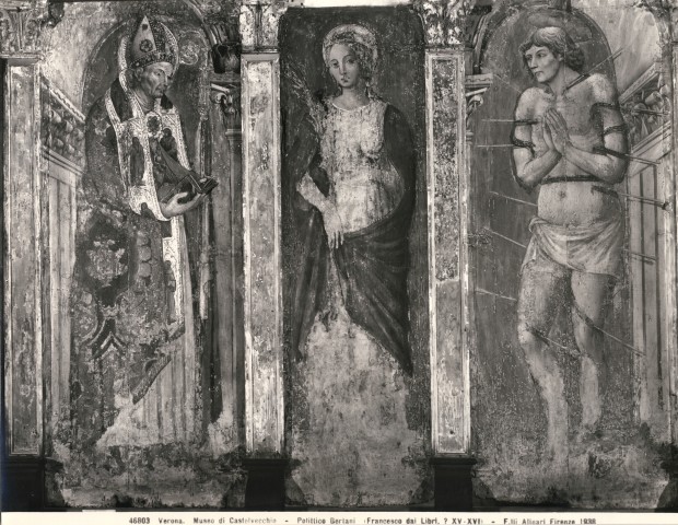 Alinari, Fratelli — Verona. Museo di Castelvecchio - Polittico Berlani (Francesco dai Libri. ? XV-XVI). — insieme